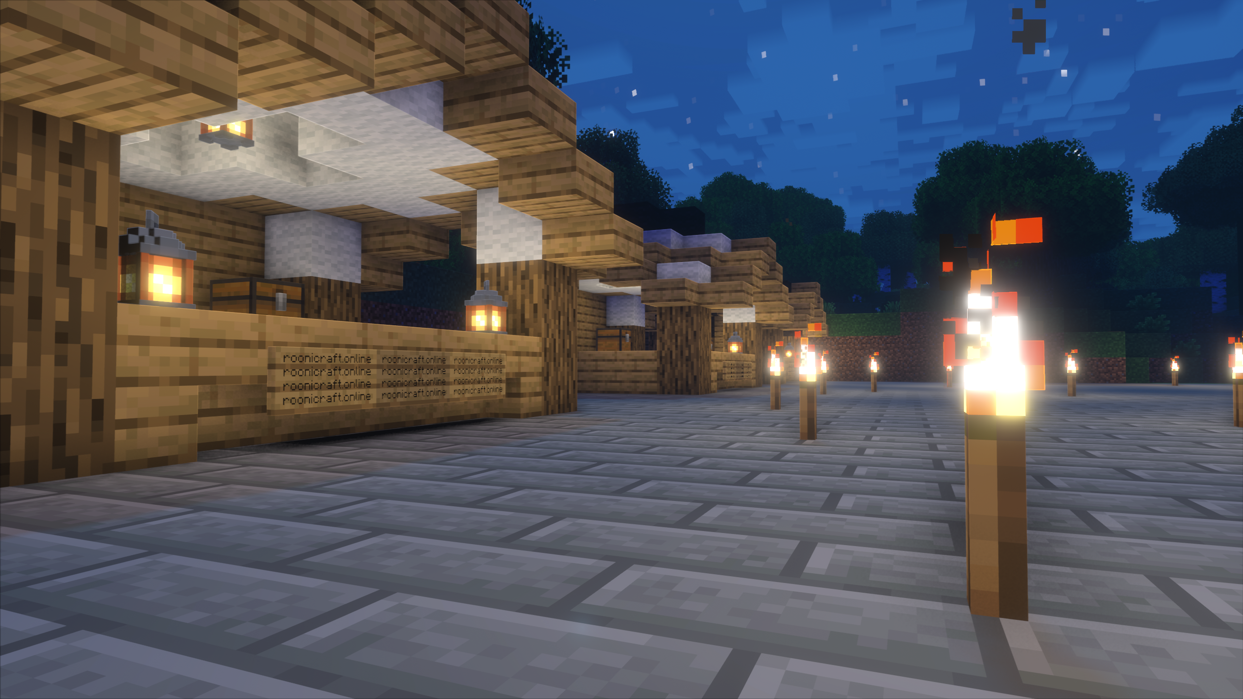 Скриншот сервера