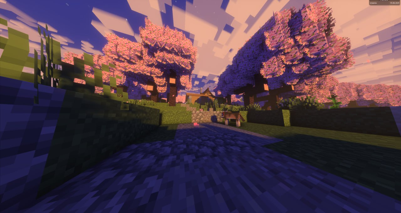 Скриншот сервера